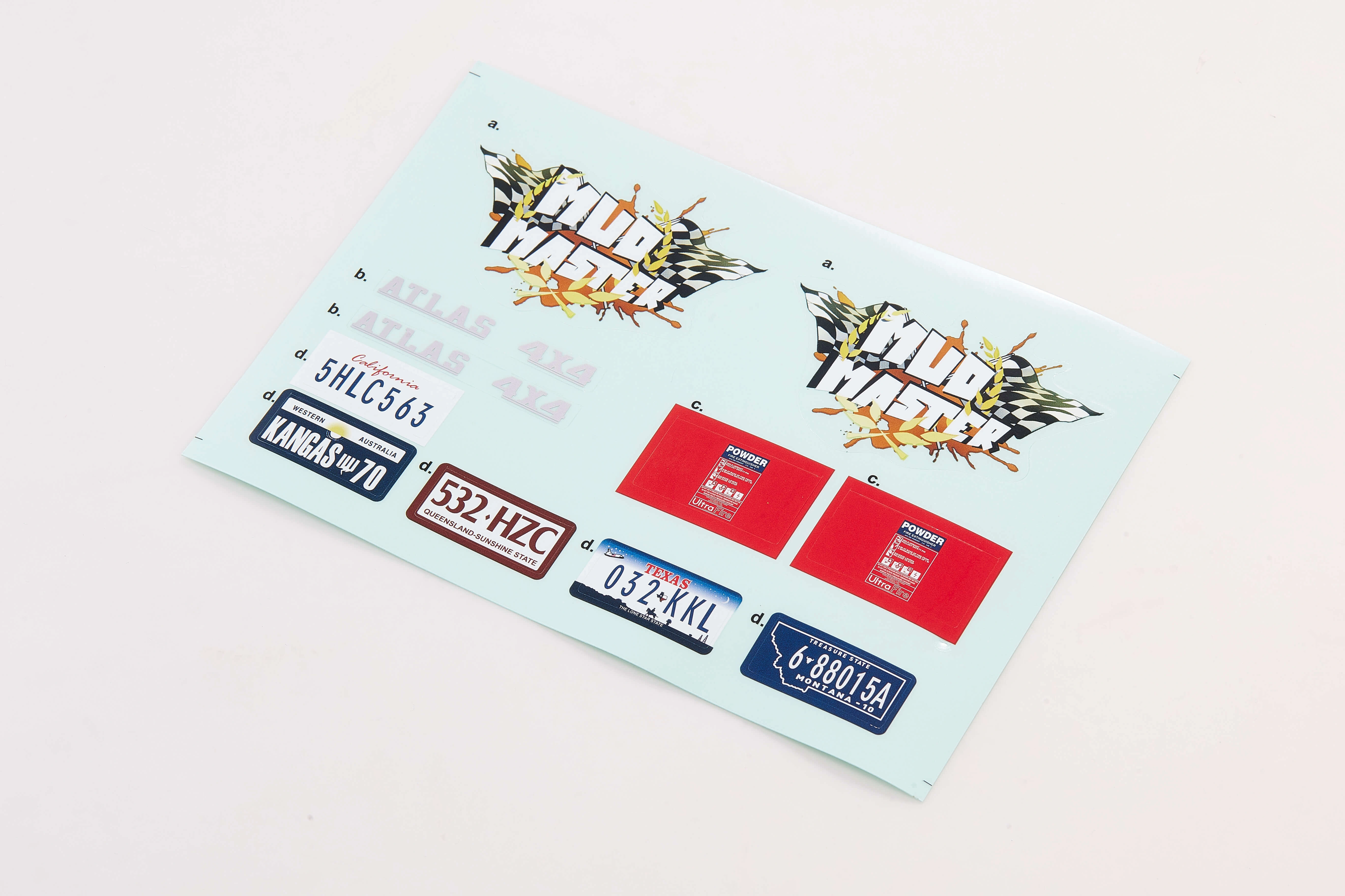 Epic 1:10 Atlas 4x4 Scale Car Decal - Unleash the Beast!